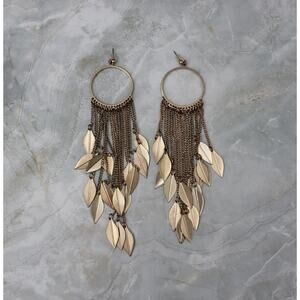 Rue 21 Womens Gold Long Earring Pre-Owned